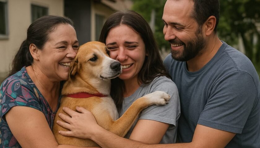 Após cinco dias desaparecido, cachorro reencontra família em Blumenau; veja o vídeo