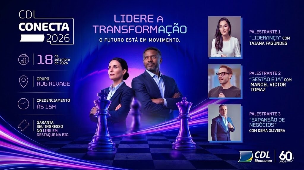 Últimas vagas: CDL Conecta 2026 divulga programação completa