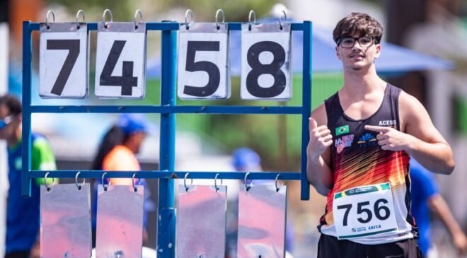 Atleta de Blumenau é o número 1 do Brasil no lançamento do martelo