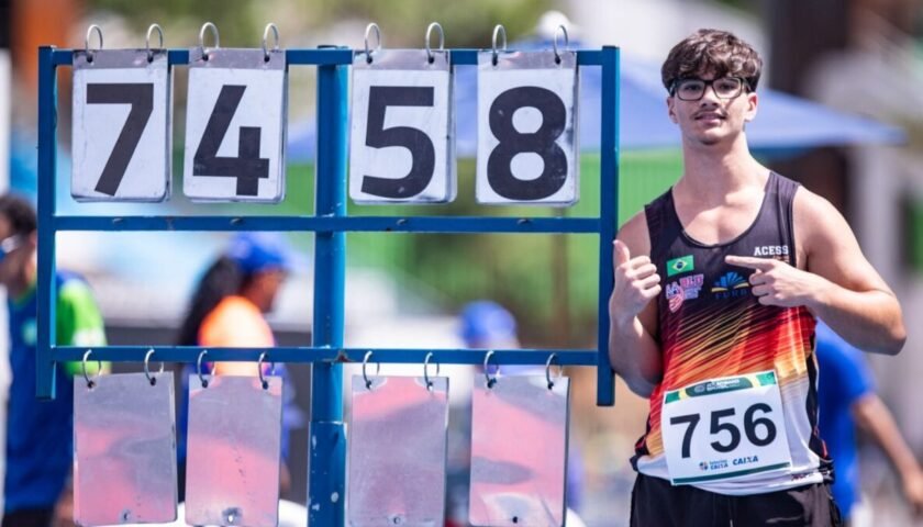 Atleta de Blumenau é o número 1 do Brasil no lançamento do martelo