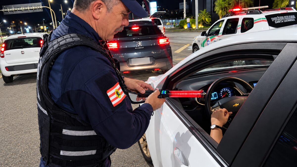 Blitz da lei seca aborda 475 motoristas e registra apenas dois motoristas com sinais de embriaguez em Blumenau