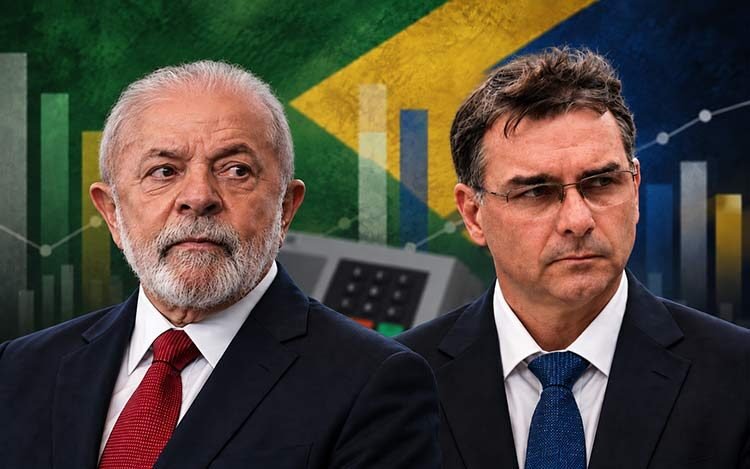 Flávio Bolsonaro e Lula vão disputar o segundo turno da eleição presidencial